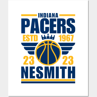 Indiana Pacers Nesmith 23 Basketball Retro Posters and Art